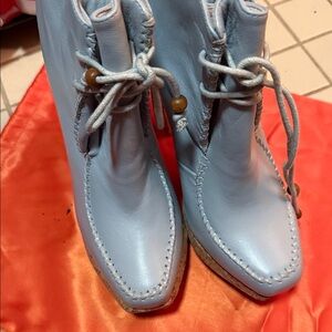 Jeffrey Campbell Light Blue Ankle Boots